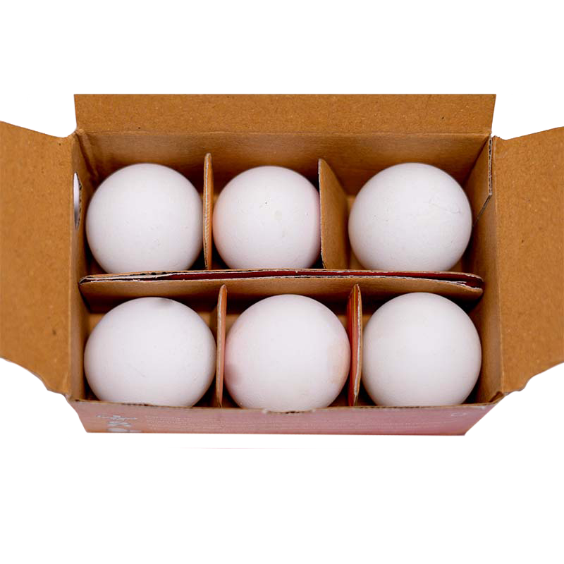 White Eggs with Orange Yolk