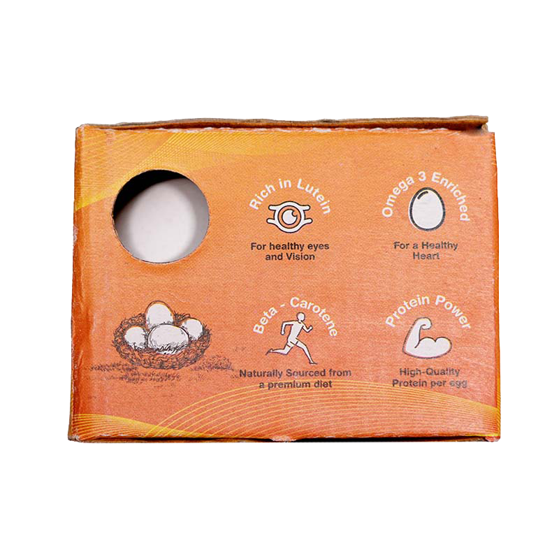 White Eggs with Orange Yolk